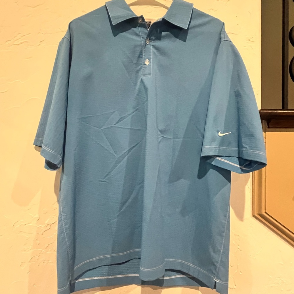 Nike Golf - Blue Polo Shirt Casual Comfort